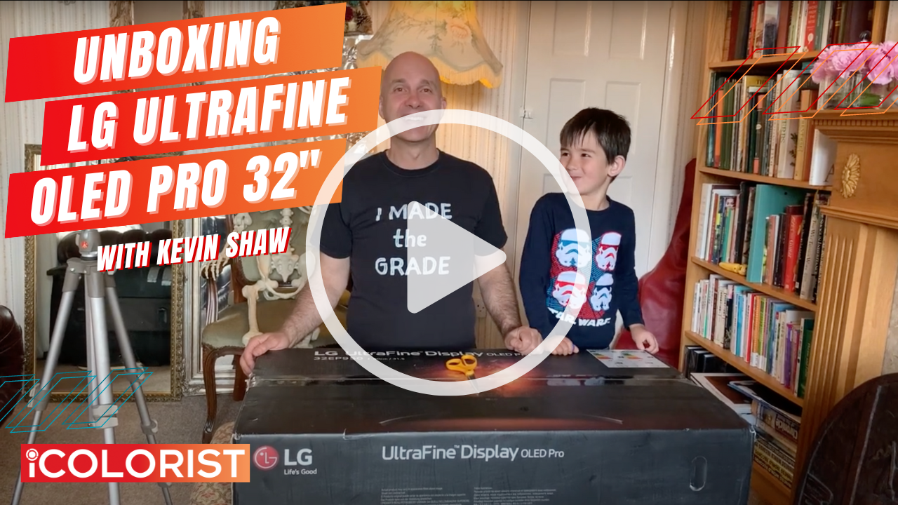 Unboxing the LG UltraFine OLED Pro Display (32 EP950)