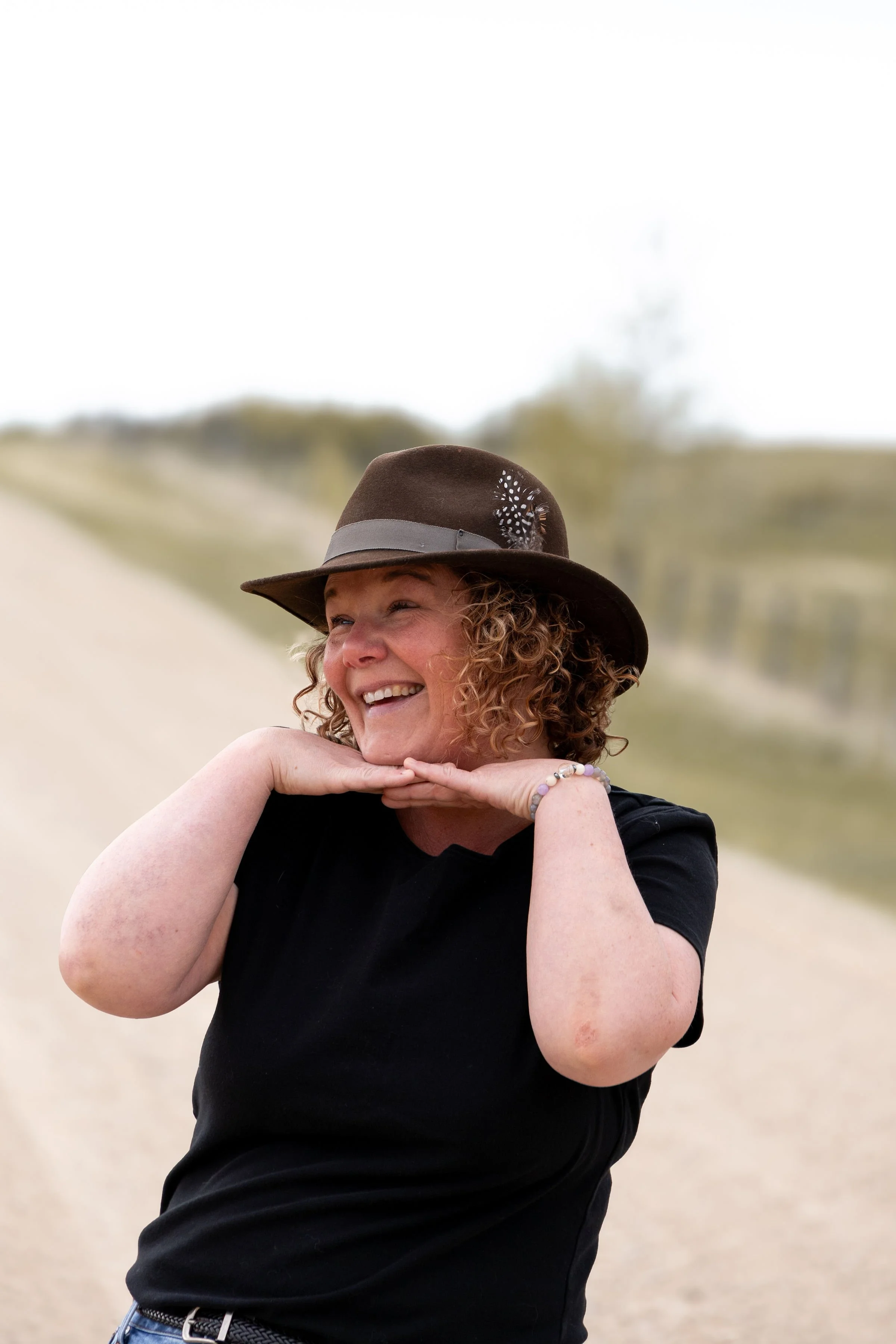 Janet Langevin, founder of Treestone Massage and Hoofstone Acres near Edmonton, Alberta.