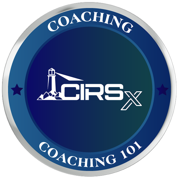 CIRSx Coaching 101 certification badge