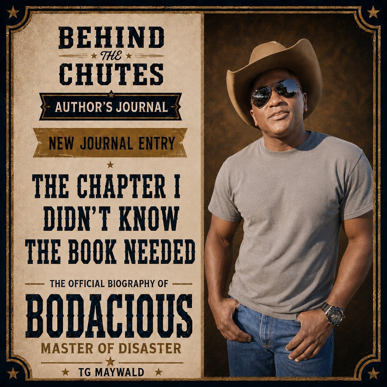 🔥 BODACIOUS

I thought I had finished writing the bull riders&rsquo; chapters. 📚

Then I saw a video of James White telling the story of the time he drew Bodacious&mdash;and I knew the manuscript wasn&rsquo;t finished with me yet.

His story gave t