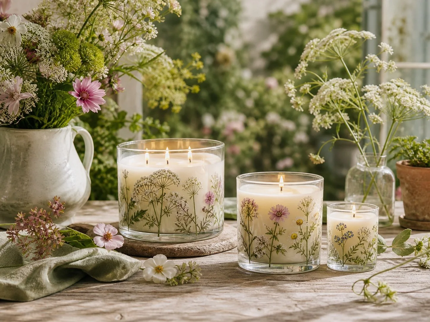 English Garden Candles