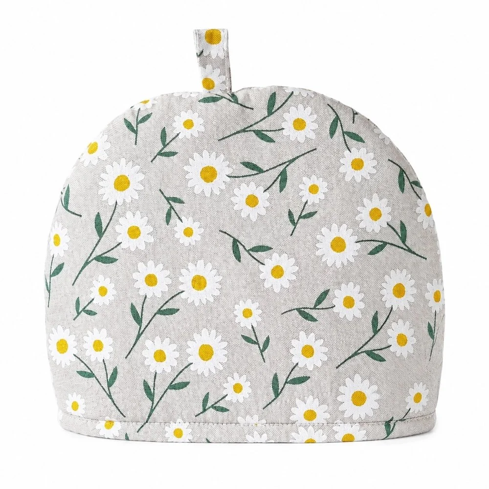  
   
     Daisy Tea Cosy 
    Simple daisies never go out of style. A charming companion for relaxed spring afternoons and freshly brewed tea.
   
 
