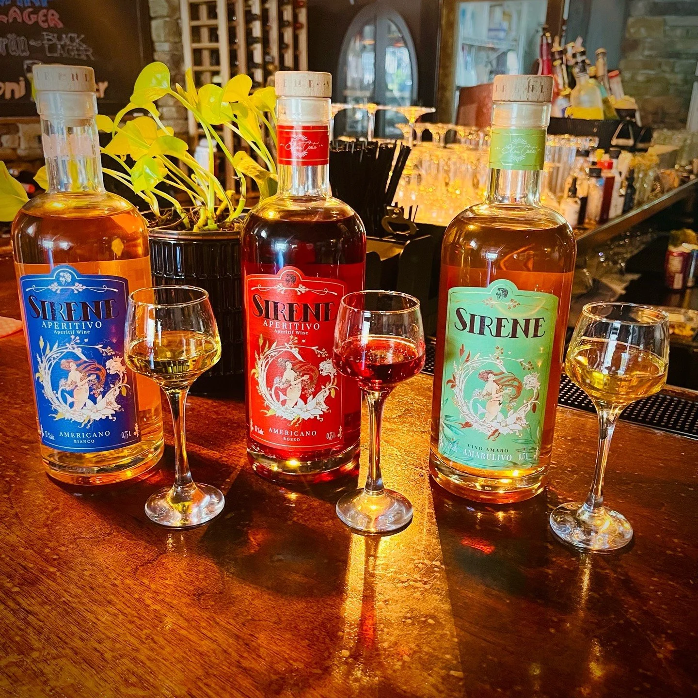 Introducing 3 fabulous new Italian Aperitivo &amp; Amaro at The Blind Mule in Brevard: Sirene Americano Bianco, Americano Rosso, or Amaro Amarulivo&hellip; on the Rich&rsquo;s with soda for a summer refresher or make it a dessert flight of all three!