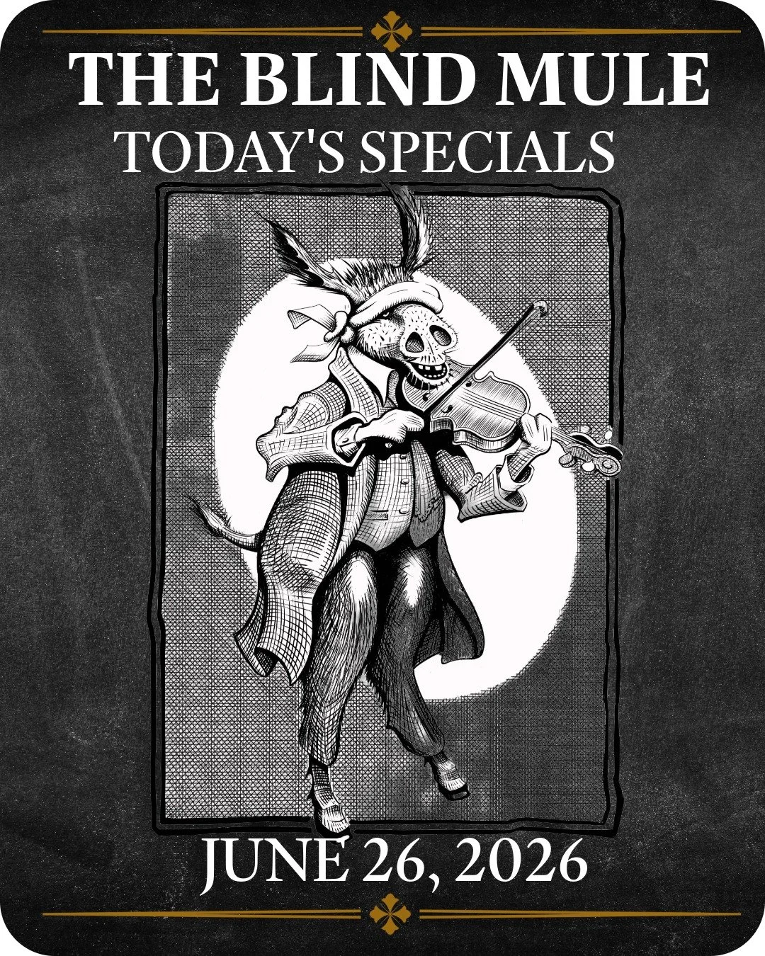 Fresh Specials Daily at The Blind Mule! Extended Summer Hours: Tuesday through Saturday 4:30 until our last reservation. See you in Downtown Brevard ~ Cheers!