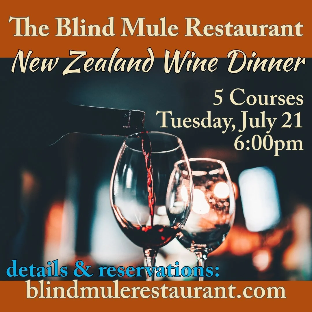 We don't always serve dinner on Sunday, but when we do, it's a real celebration! Join us in downtown Brevard Sunday, August 2 in celebration of the Brevard Music Center's Season finale. Tuesday, July 21 we will embark on a 5 course Wine &amp; Food to