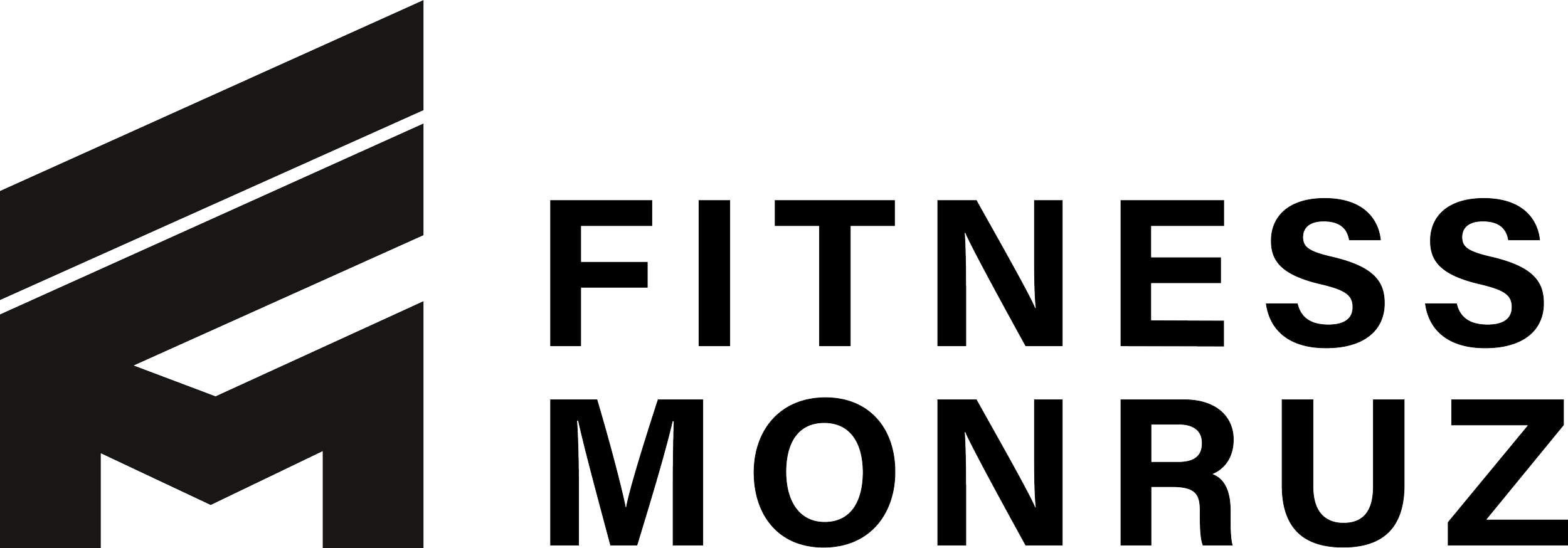 Logo de Fitness Monruz avec une icône de cardio et le texte Fitness Monruz.