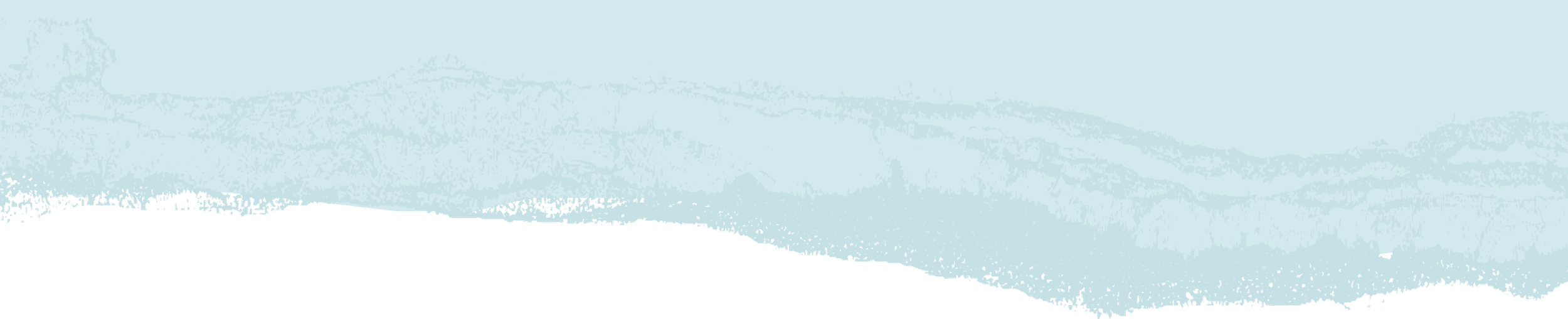 Abstract illustration of a black hill against a light blue sky with subtle textured clouds.