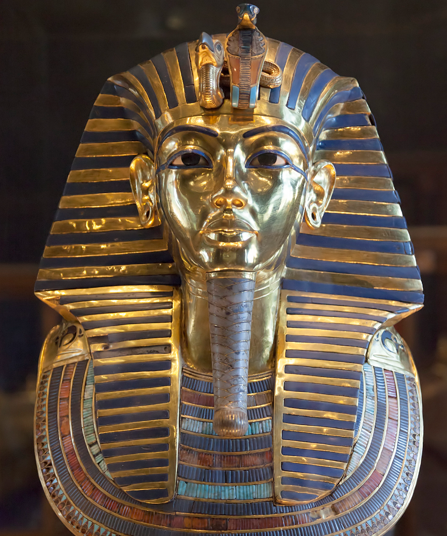   Mask of King Tut   French artist Yves Klein altered the course of Western art with his monochromatic blue paintings, ultimately registering the cobalt hue International Klein Blue (IKB). 