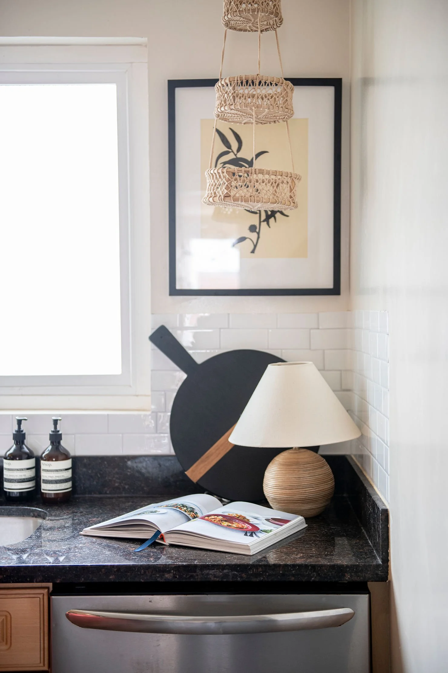 Kitchen Reveal: Renter Friendly "Reno" With Quadrostyle Vinyl Floor Stickers