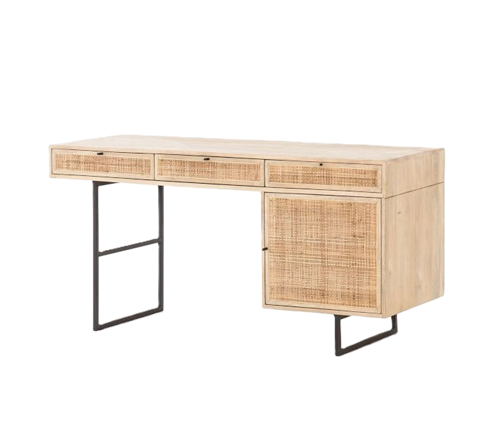 Pottery Barn Dolores Cane Desk $1299