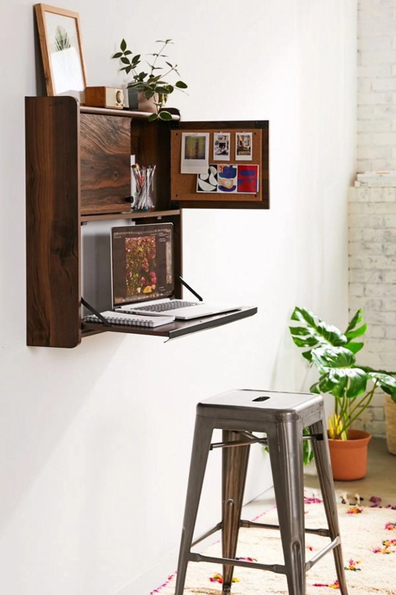 Urban Outfitters Murray Wall Mounted Desk (love the attached pin board!) $299