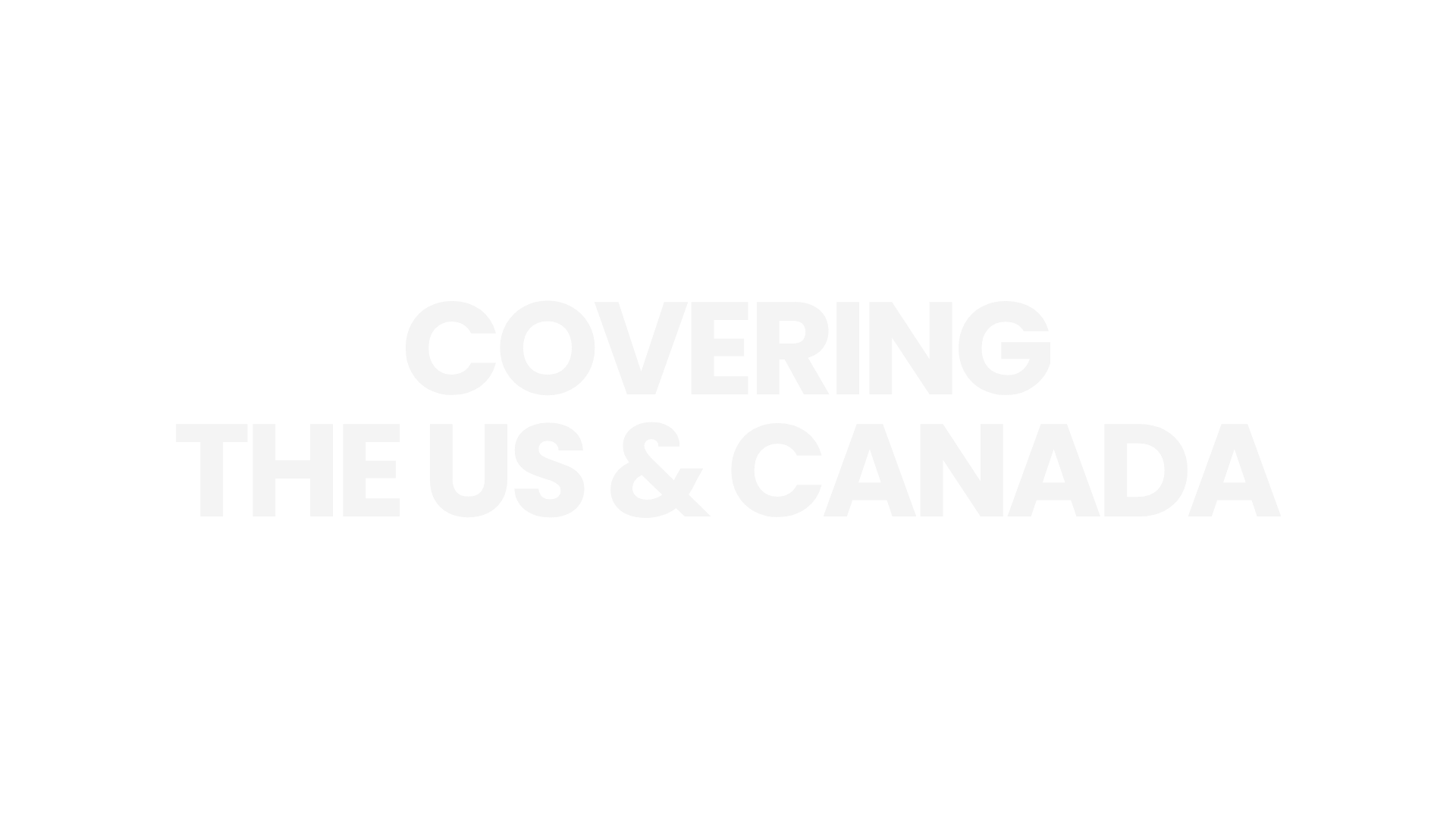 Covering The US & Canada