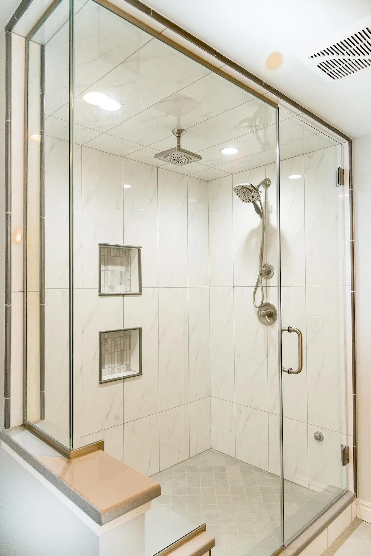 Master bathroom shower after.