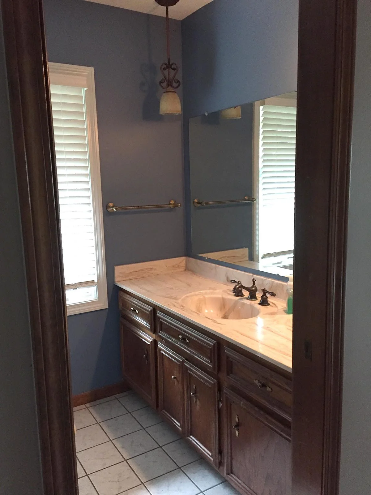 Half bath before...