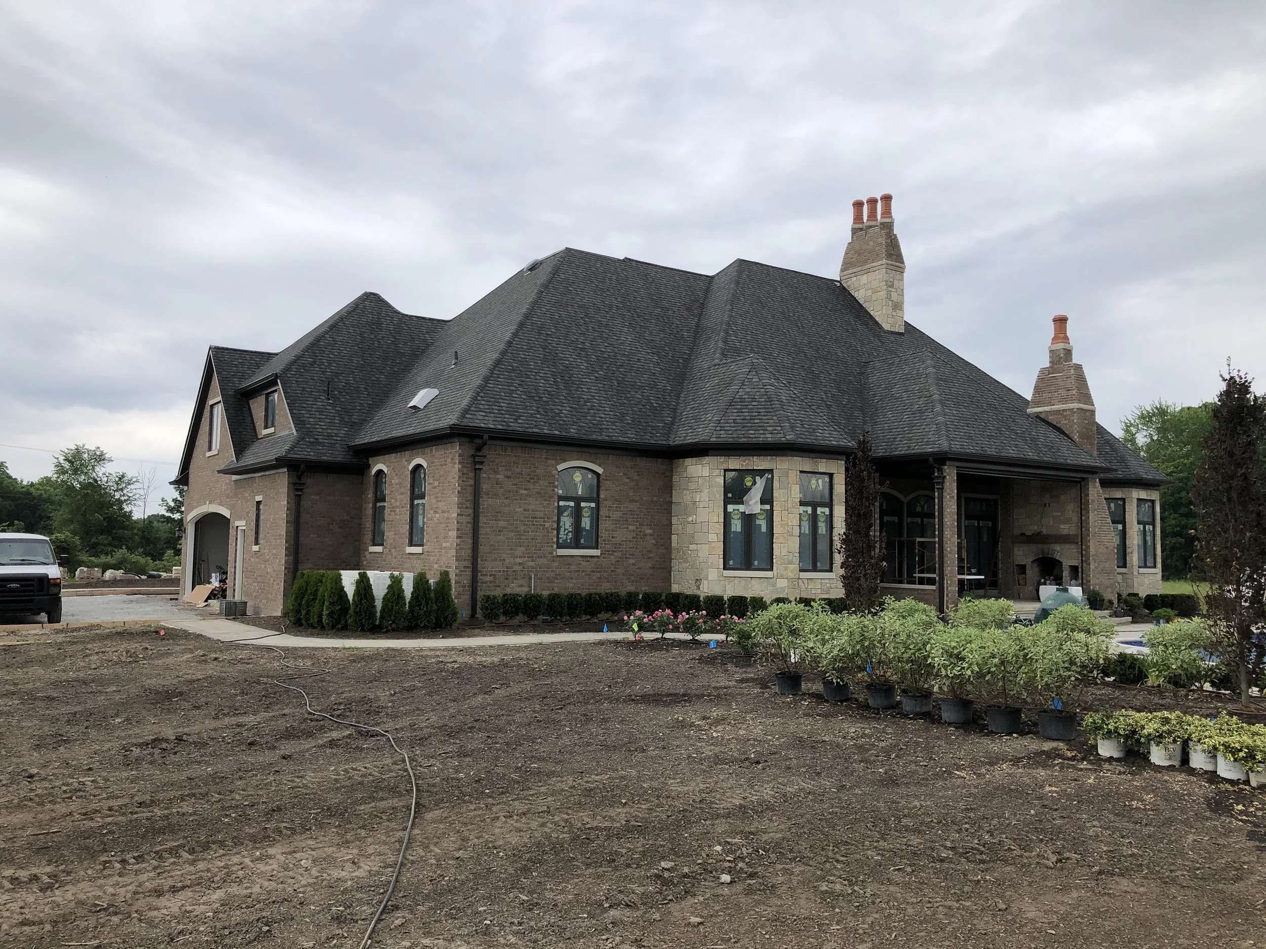 28 mi., Ray Township. Custom built 4000 ft. ranch.