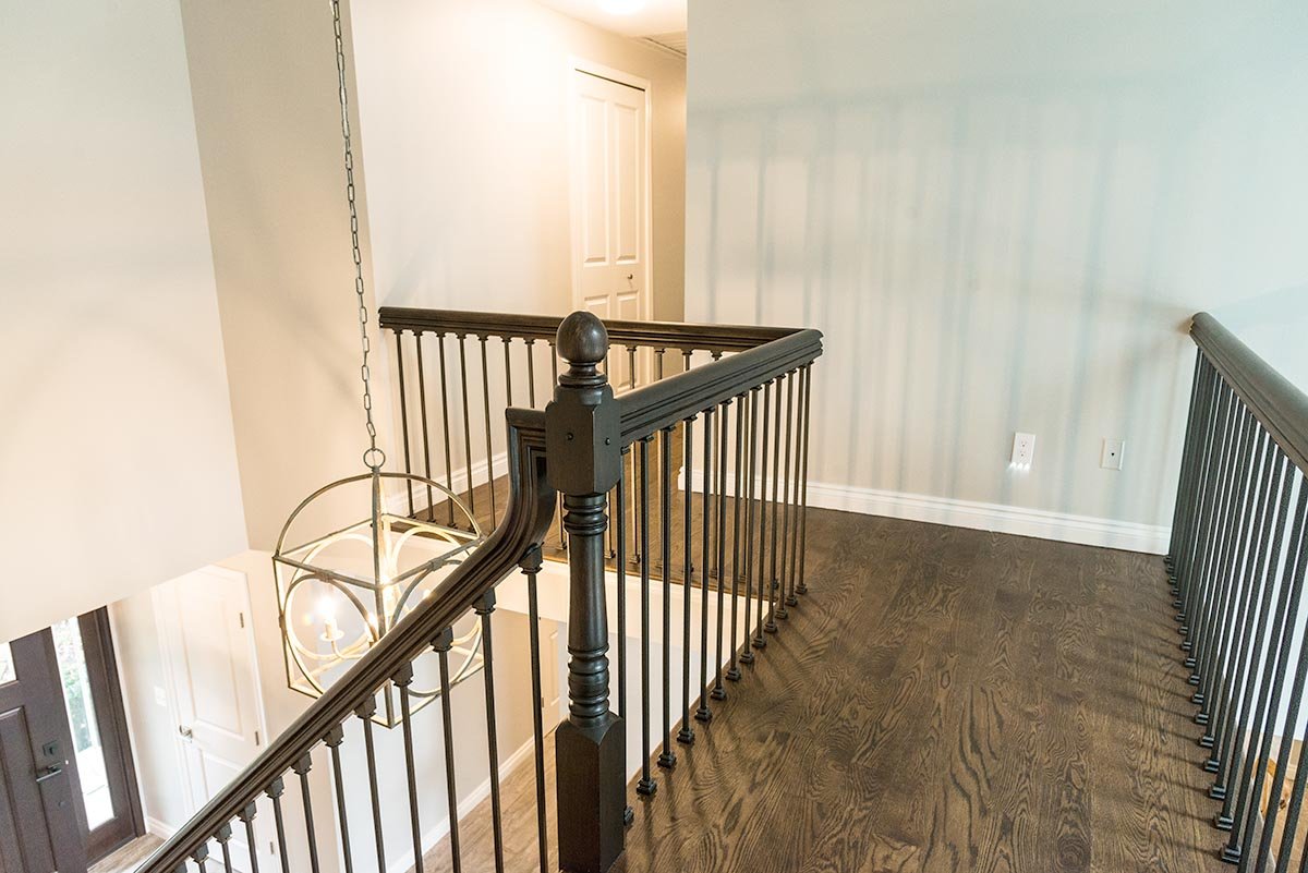 Bannister and upper landing.