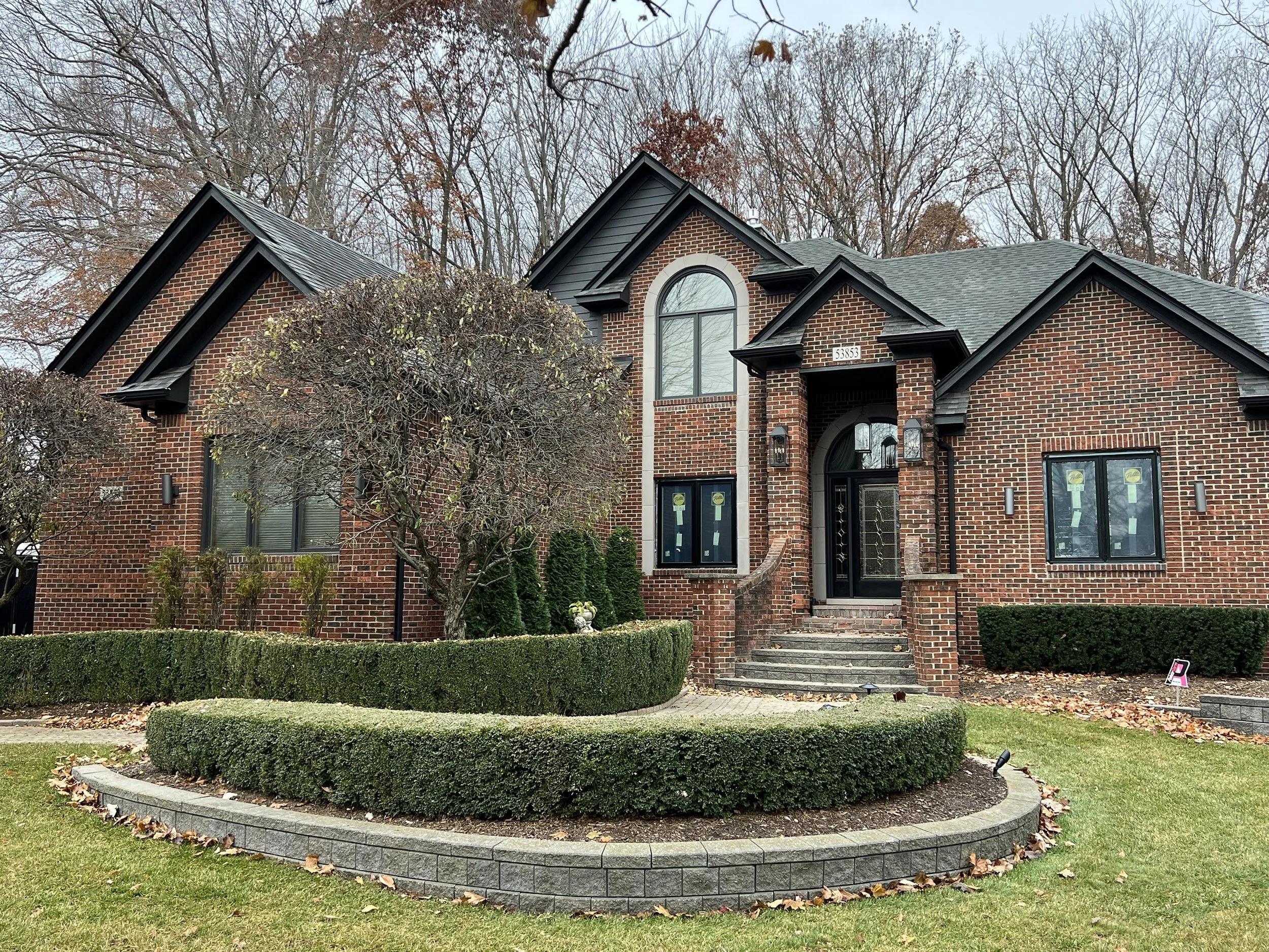 Applewood Drive, Shelby Township. Installed new Pella windows, new room addition, new kitchen, new stairs.