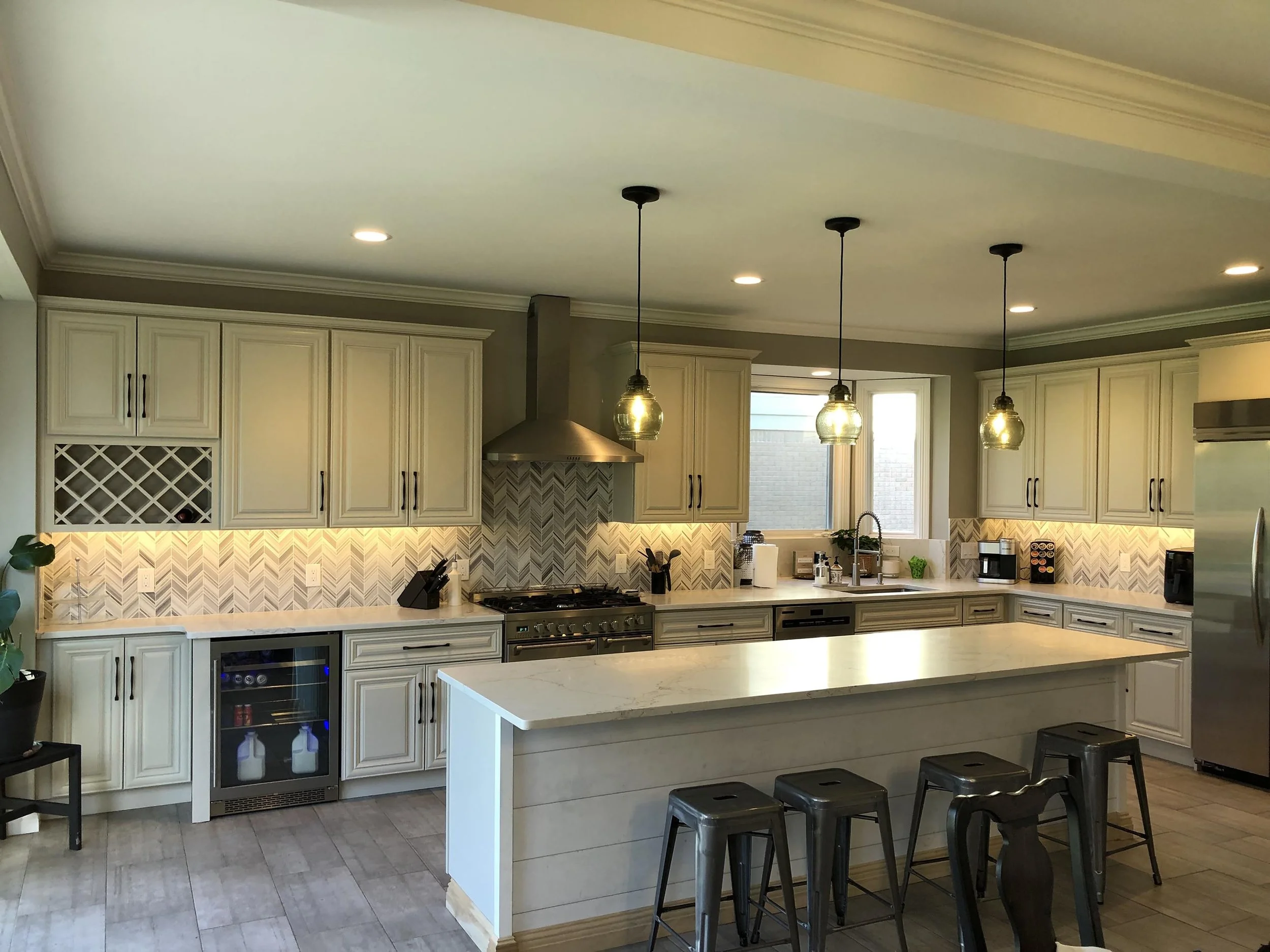 Riverview Drive, Macomb Twp. Complete Kitchen renovation.
