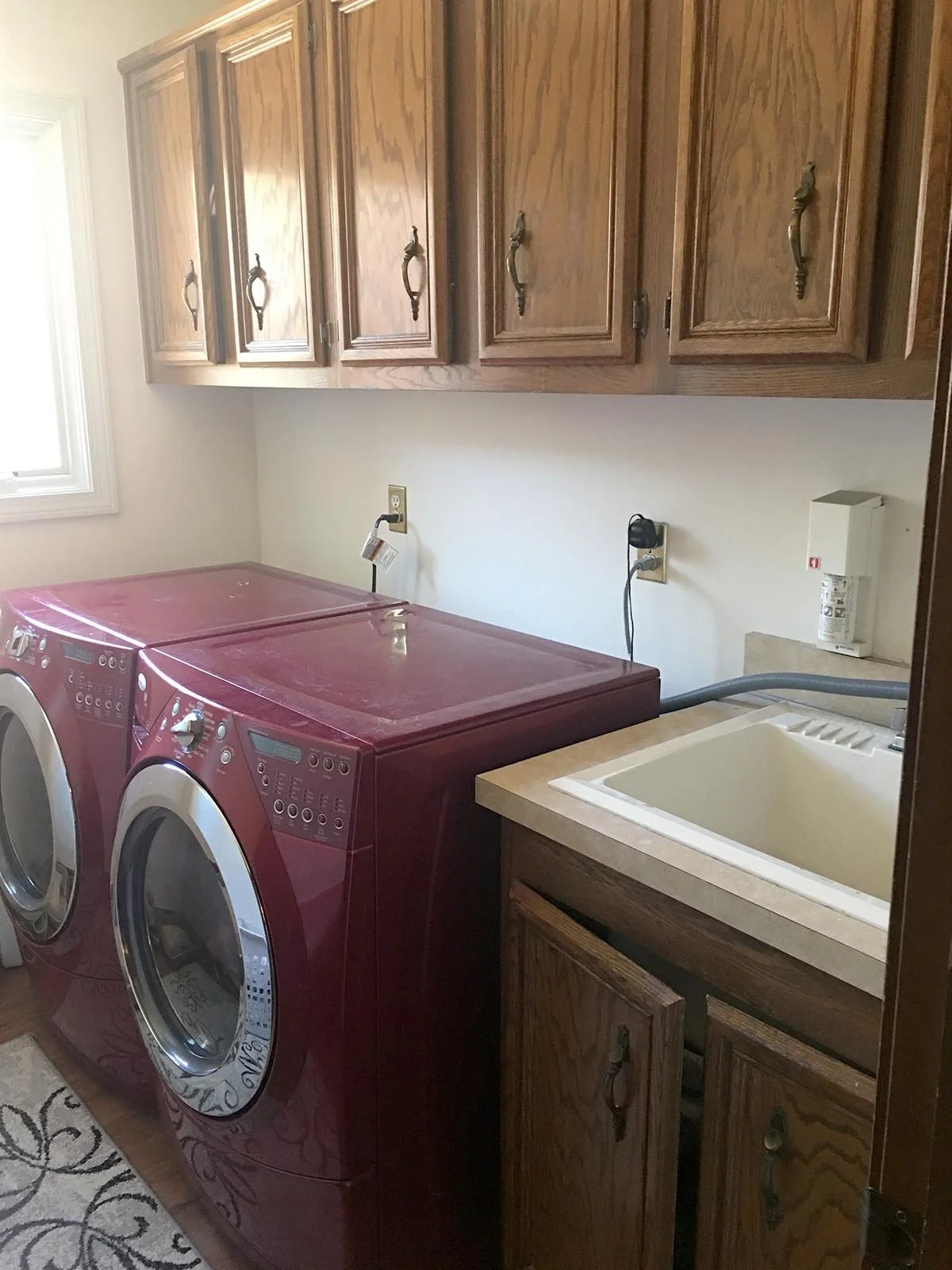 Laundry room before...