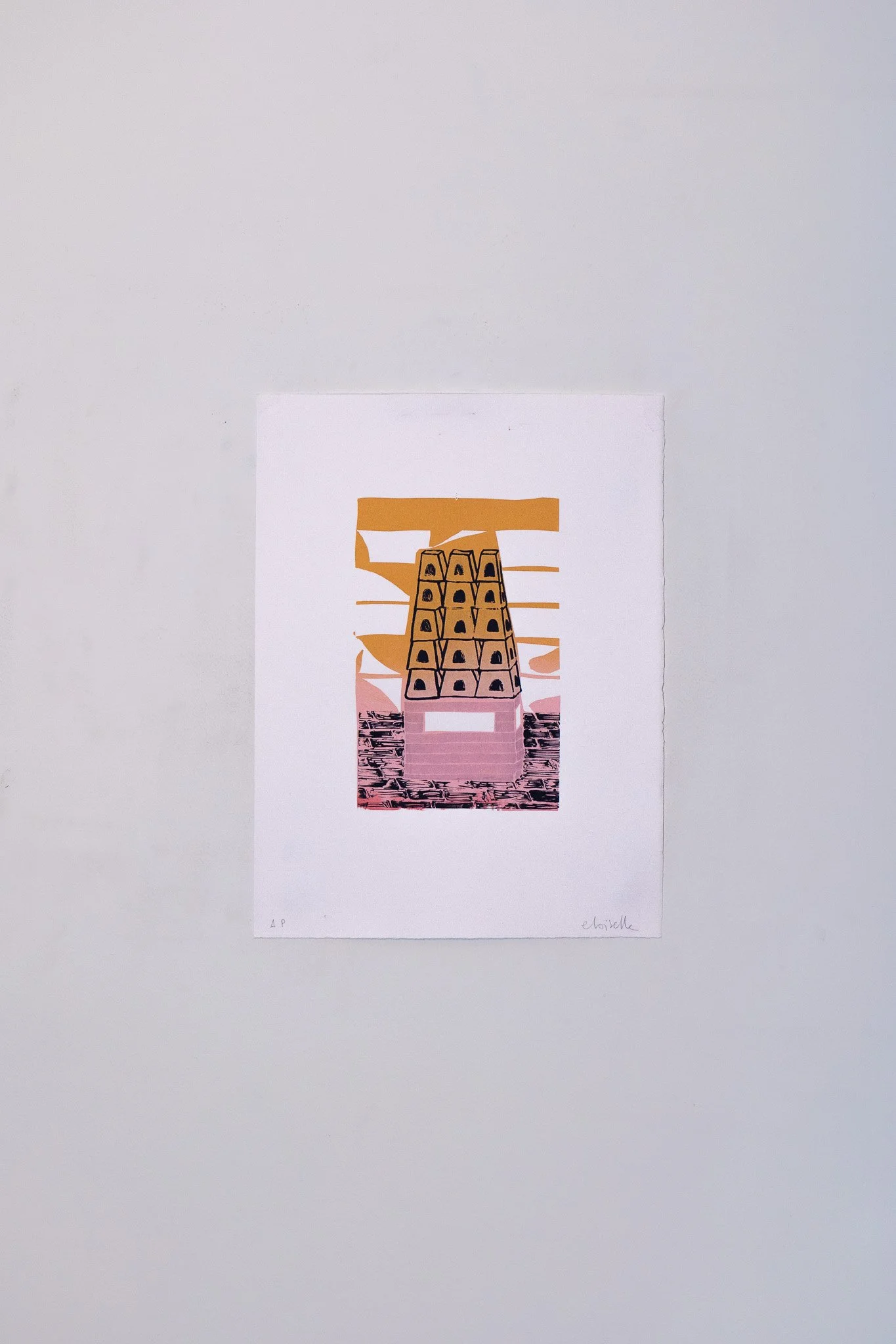 Panettone, 2024. Screenprint on paper - 