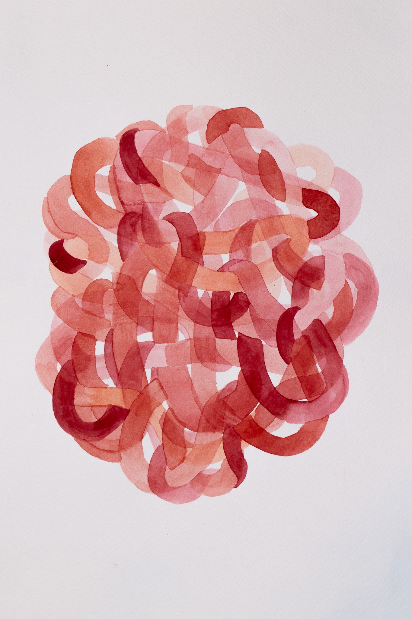 Knot, 2021. Watercolor on paper - 38 x 28 cm / 14.9 x 11 in