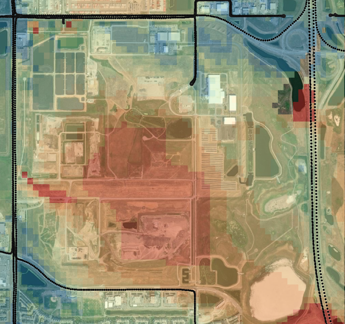 Wastewater treatment plant source map