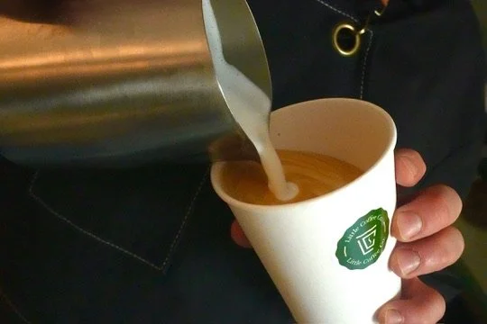Little Coffee Co handcrafted latte service for weddings, private events, and coffee cart catering in Madison, WI and surrounding areas2