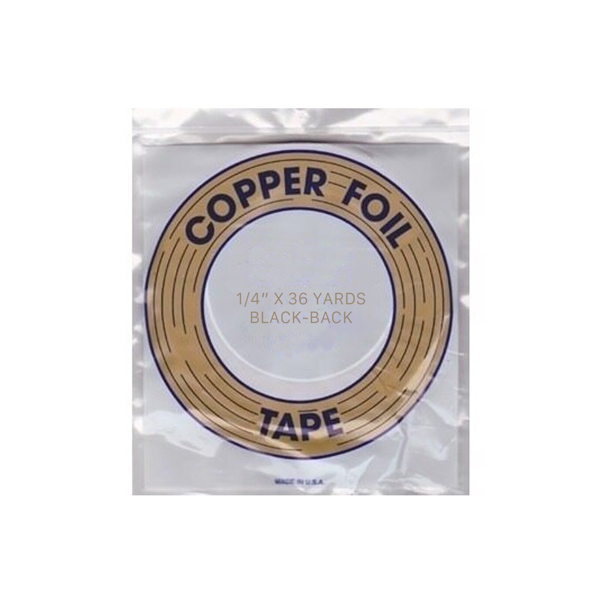 Edco Copper Foil 1/4" Black-Back