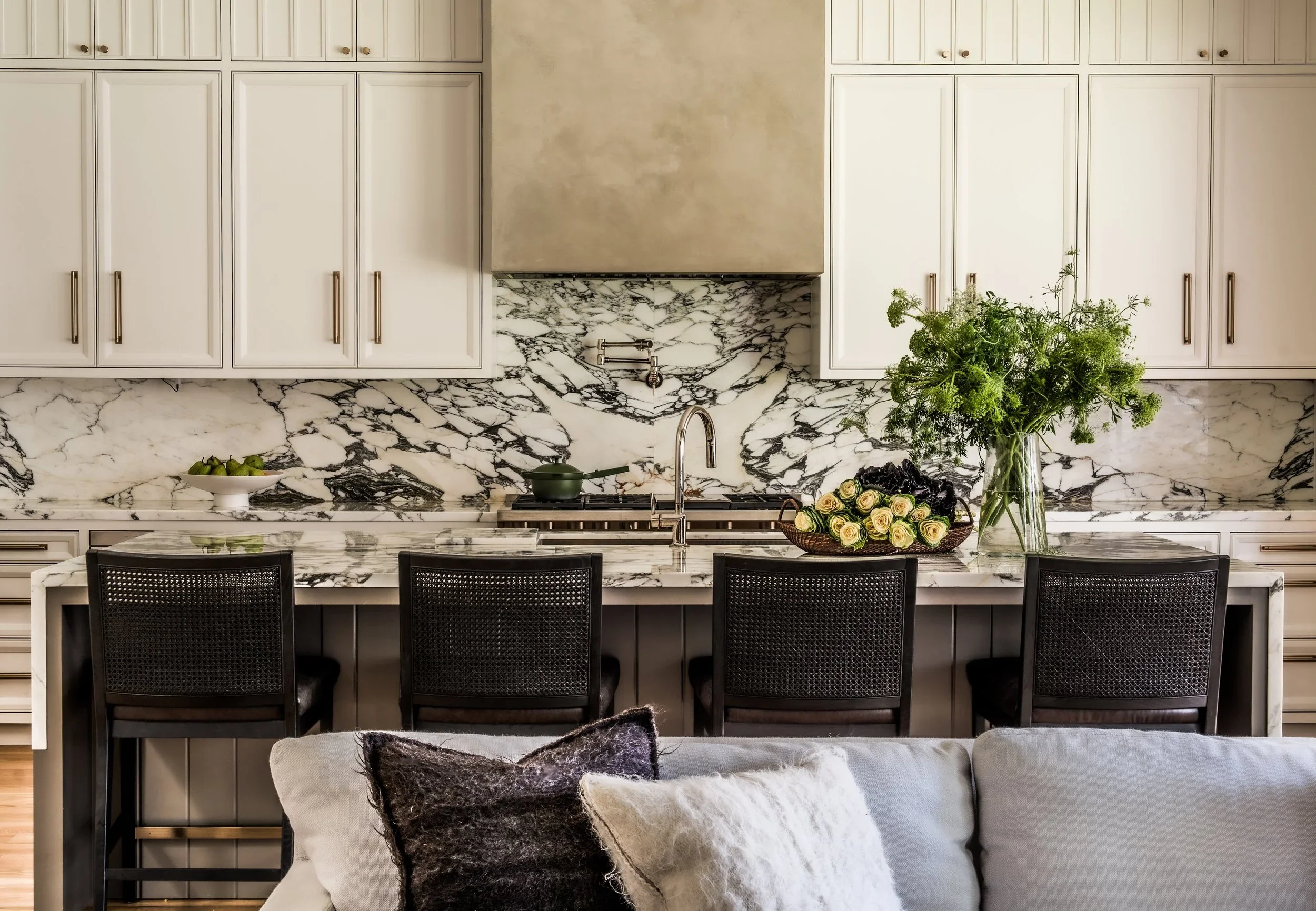Layered Houston home by Mary Patton Design, furnished entirely with new pieces