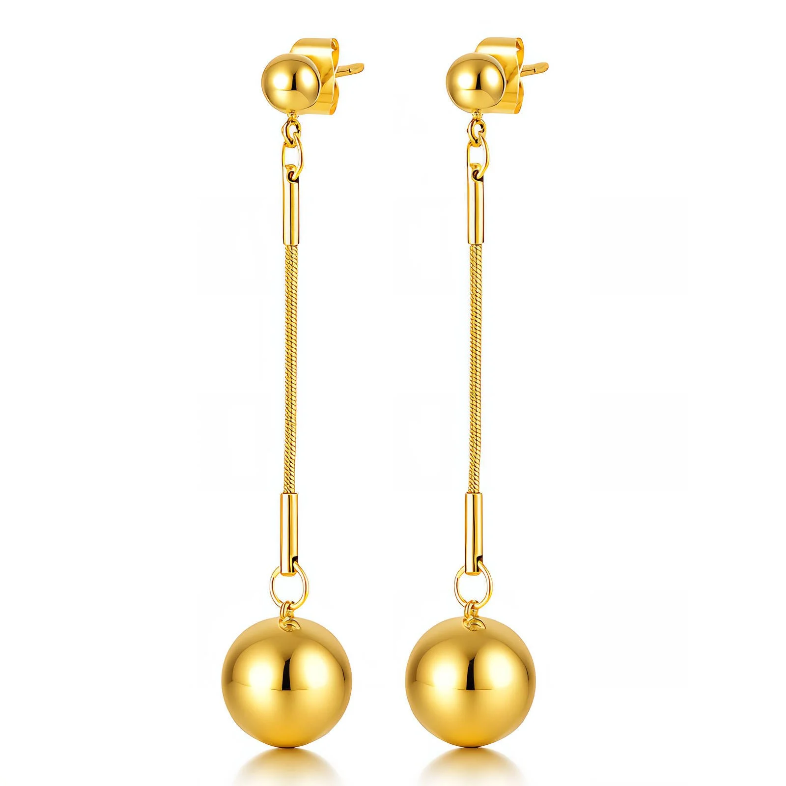 Drop Ball Dangle Earrings