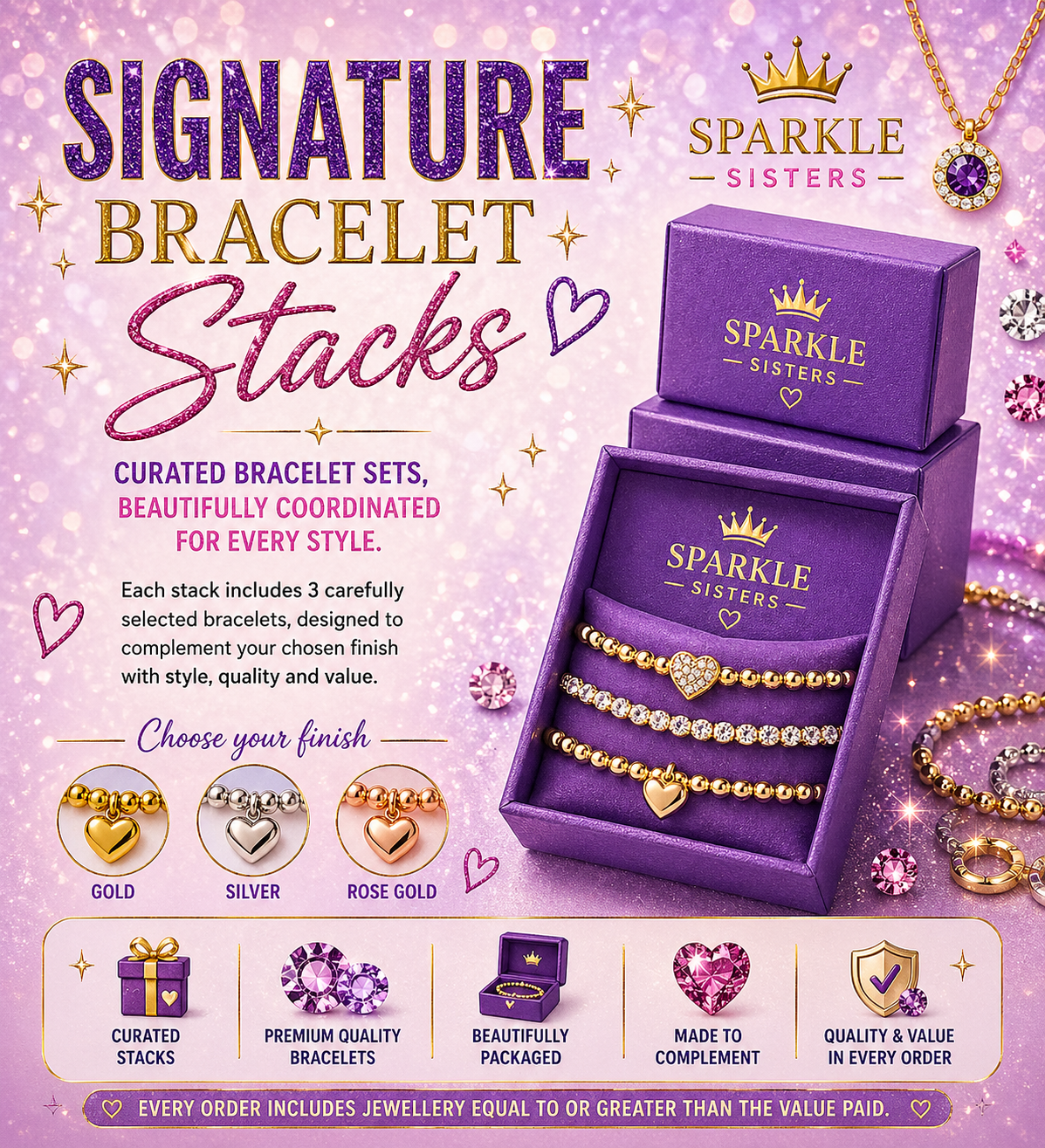 Signature Stacks Collection – Bracelets