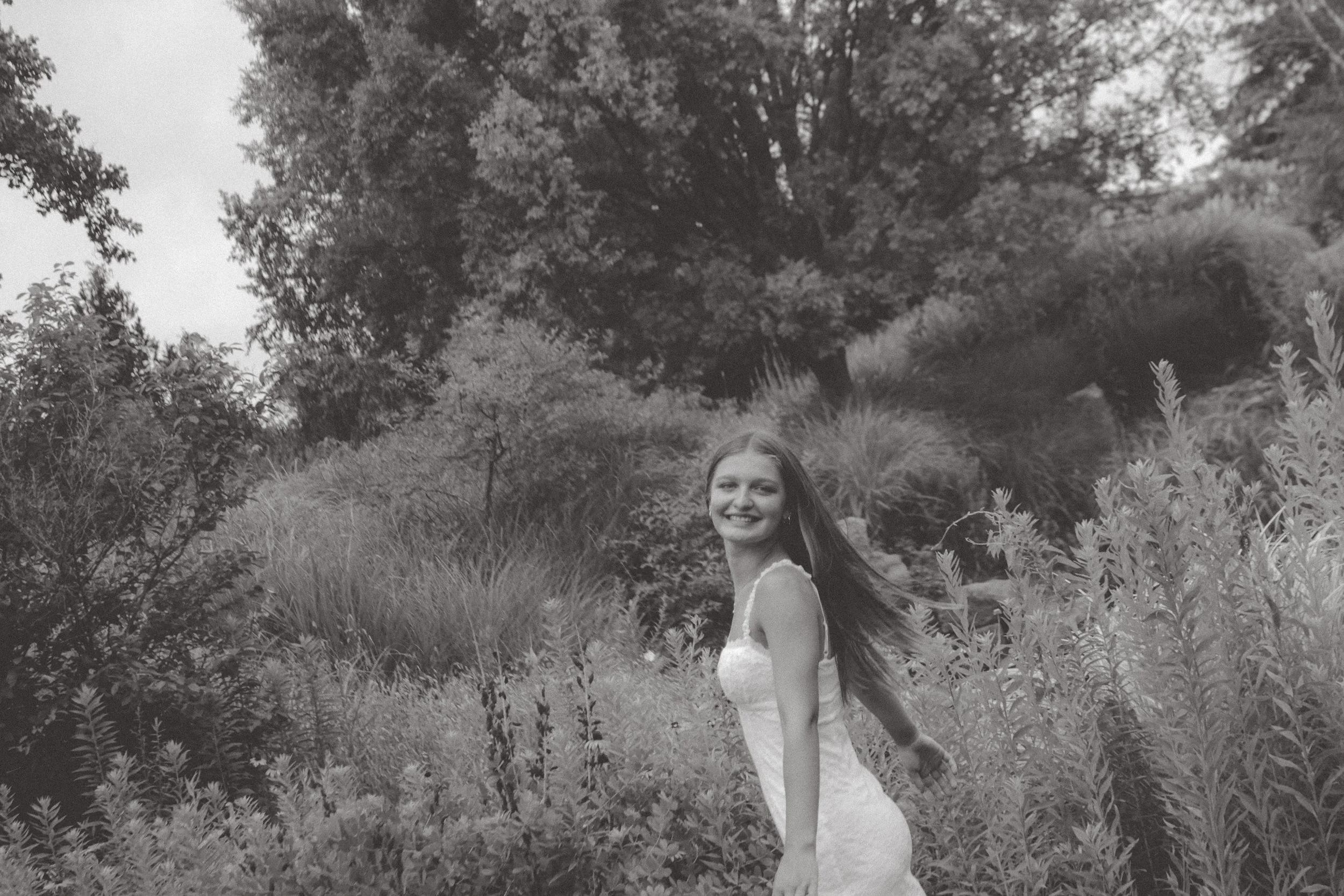 Senior at the Botanical Garden