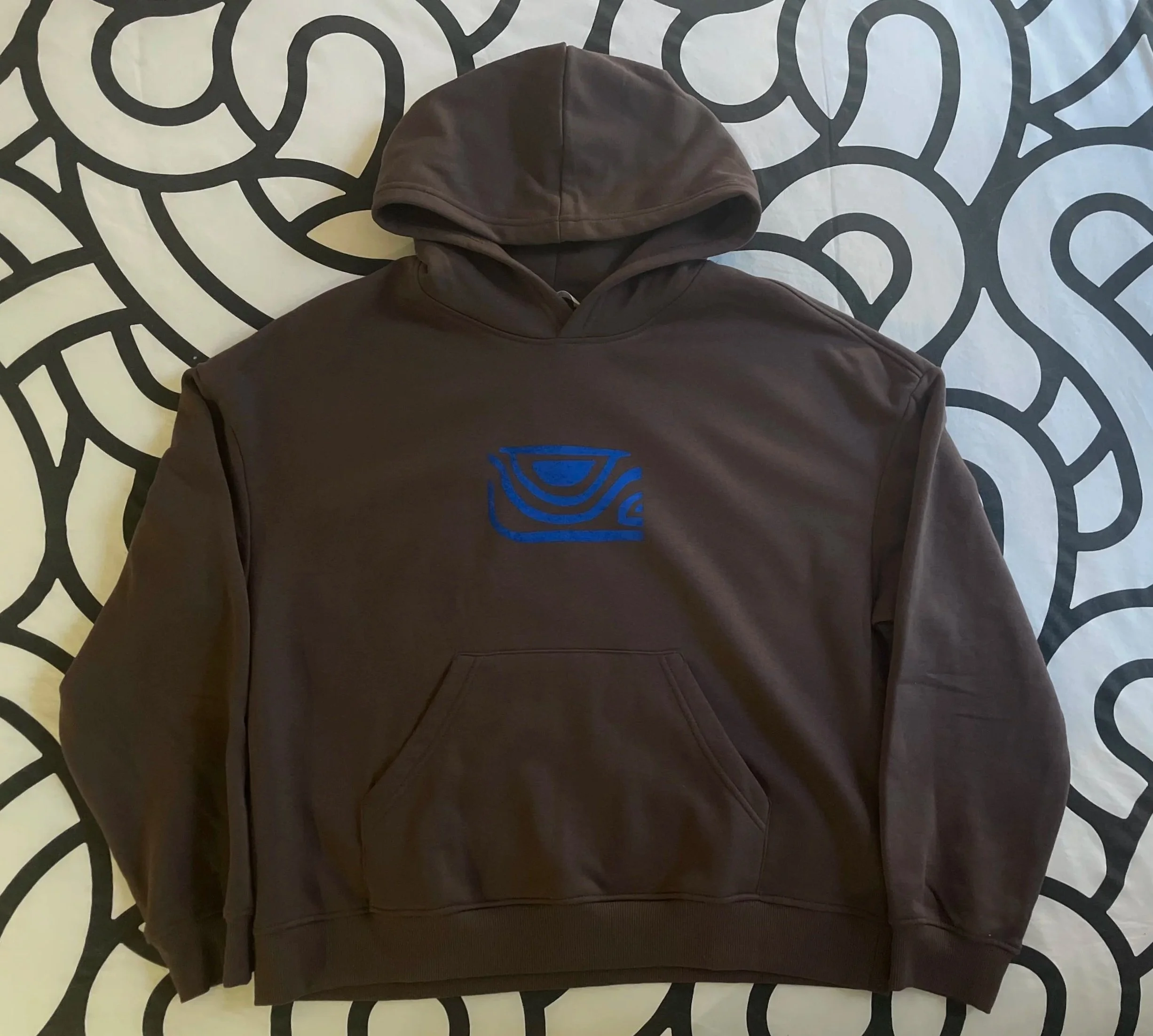 "Untitled (eyes)" hoodie —nov. 2025 [front]