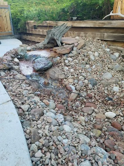 Pondless water feature