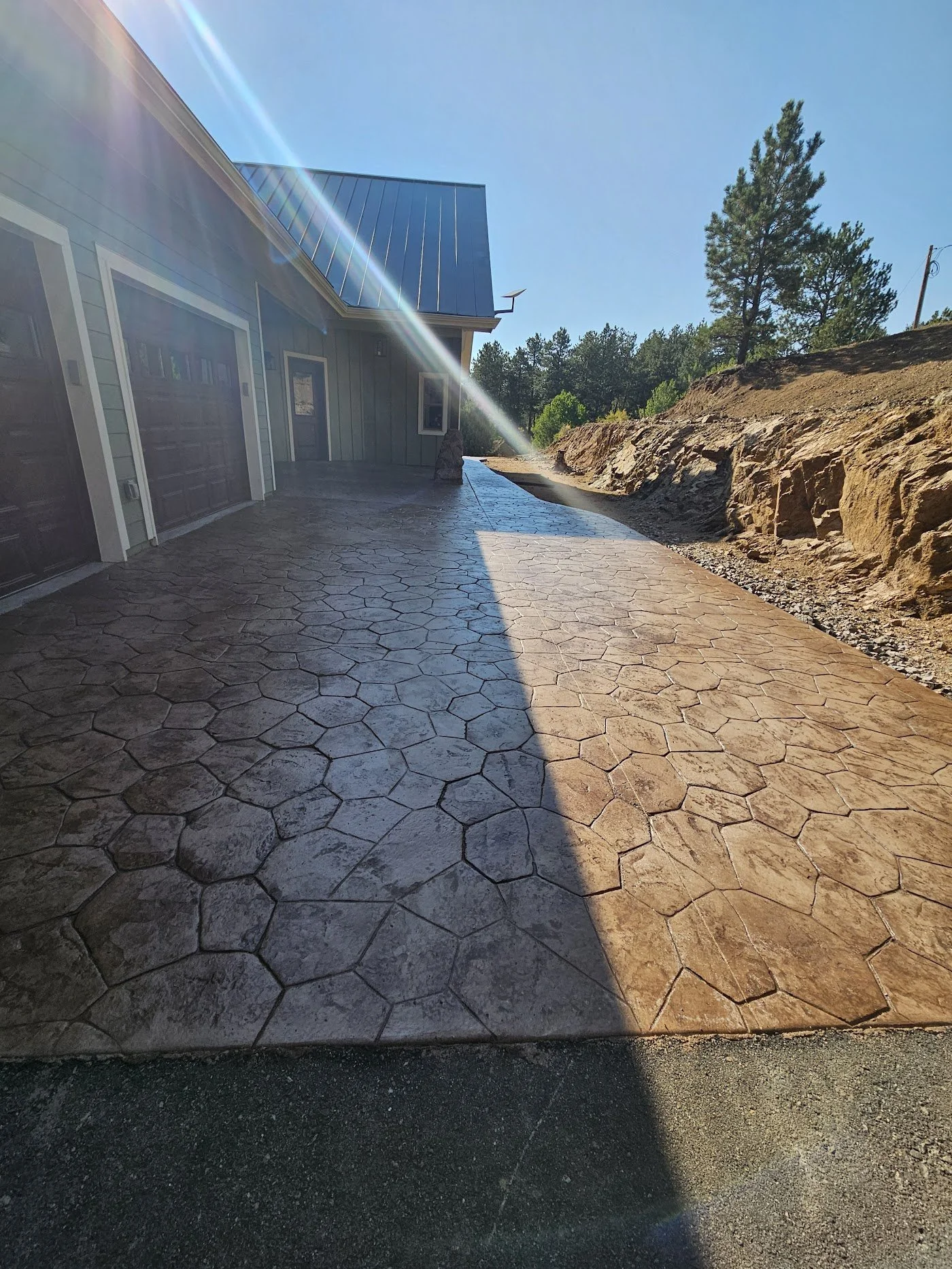 Stamped Concrete Driveway