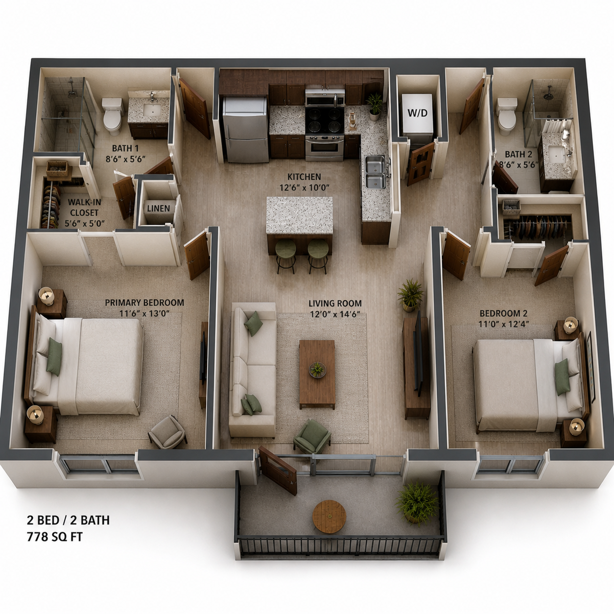2br/2bth