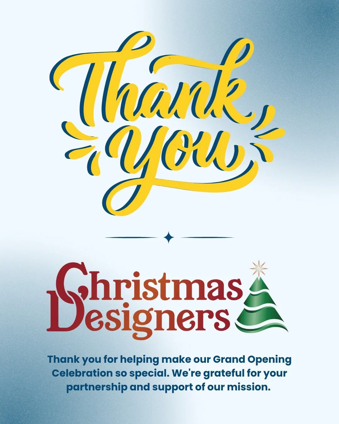 A heartfelt thank you to @christmasdesigners for sponsoring our Grand Opening Celebration! 💙

Your partnership helped us celebrate more than a new building. It celebrated a new chapter in our mission to provide quality, compassionate healthcare for 
