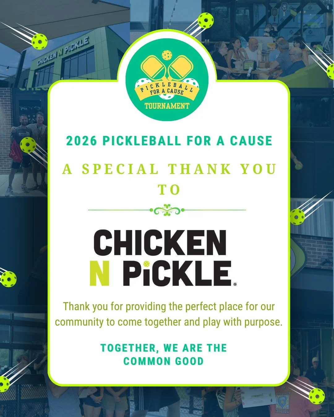 🏓 Another incredible Pickleball for a Cause is in the books!

A heartfelt thank you to @chickennpicklealtx for once again welcoming CommonGood Medical and our community for such a fun and meaningful evening.

From the matches on the courts to the la