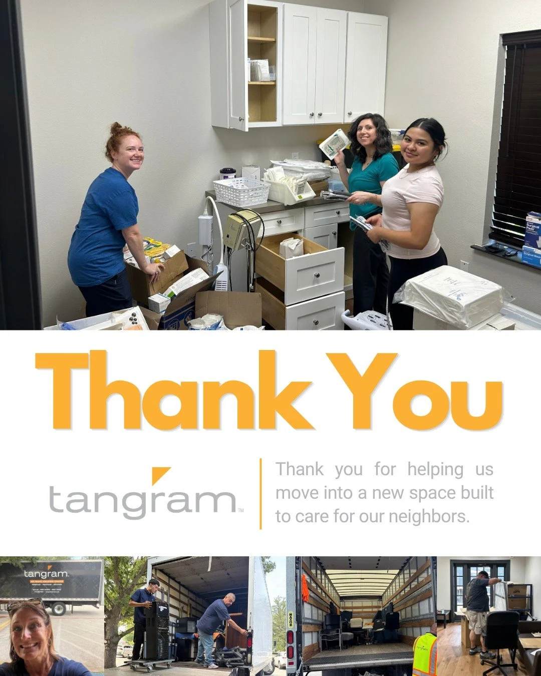 Moving into a new clinic takes a lot of boxes, a lot of coordination, and, thankfully, some pretty incredible people willing to lend a hand.

A huge thank you to the team at Tangram Interiors for spending the day with us and helping CommonGood Medica