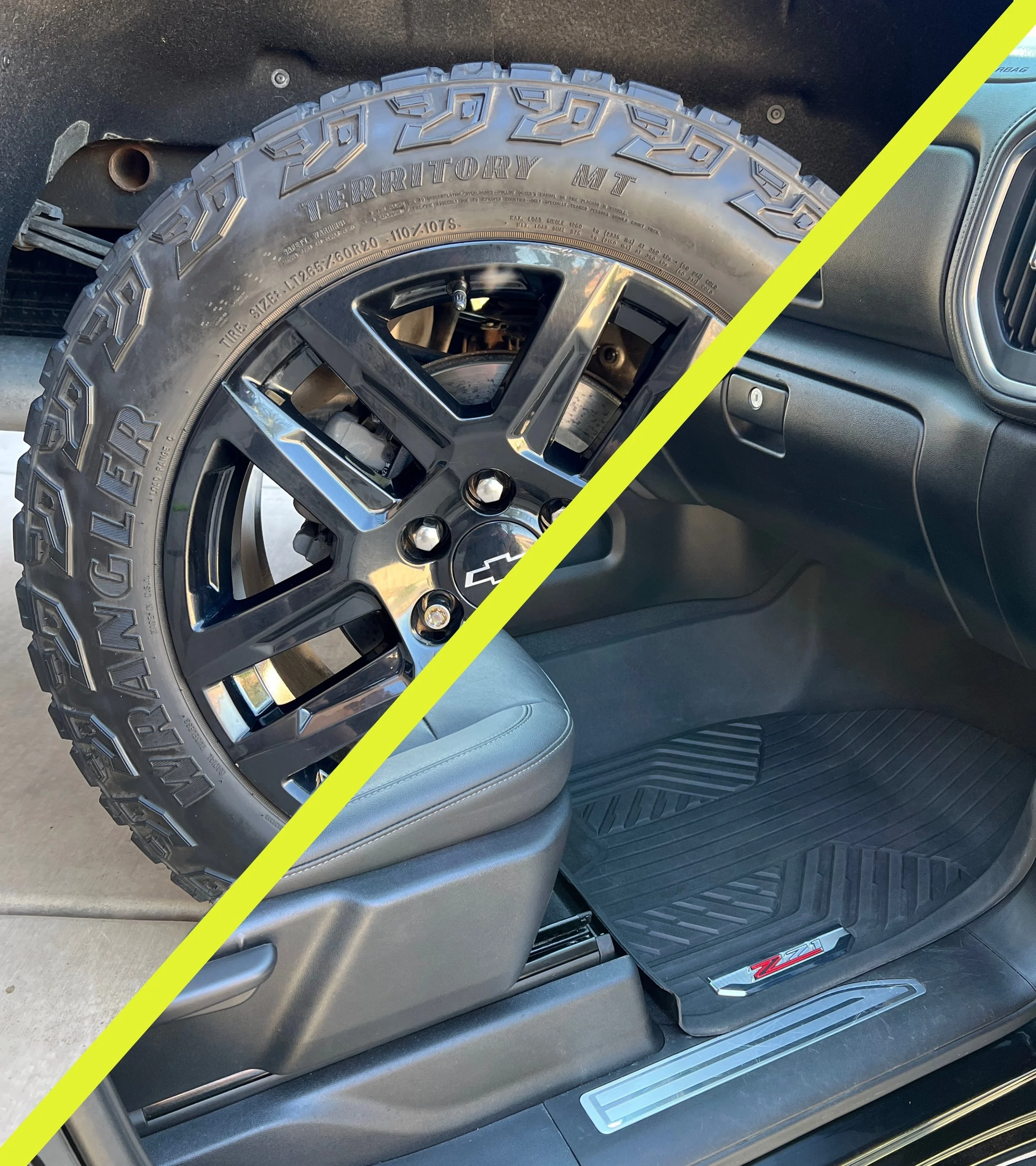 Chevrolet Silverado after both an interior and exterior detail were performed by a local mobile detailing company in St George Utah