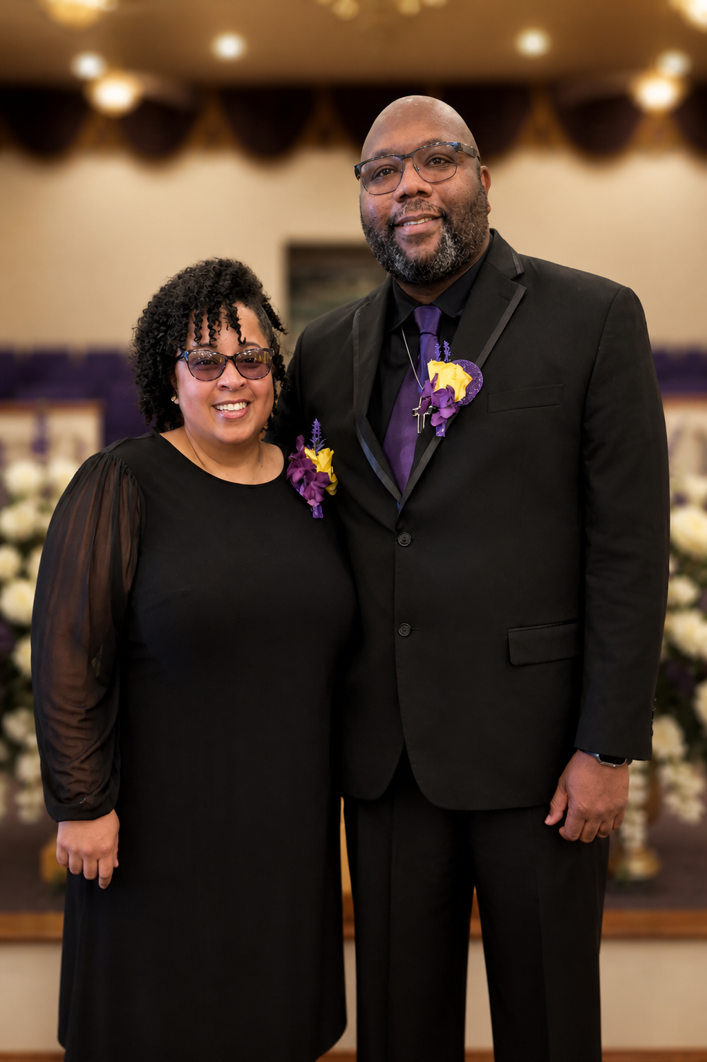 Pastor Rev. Dr. Graylin Burl Jr. and First Lady Rev. Brandi Burl of First Zion Missionary Baptist Church
