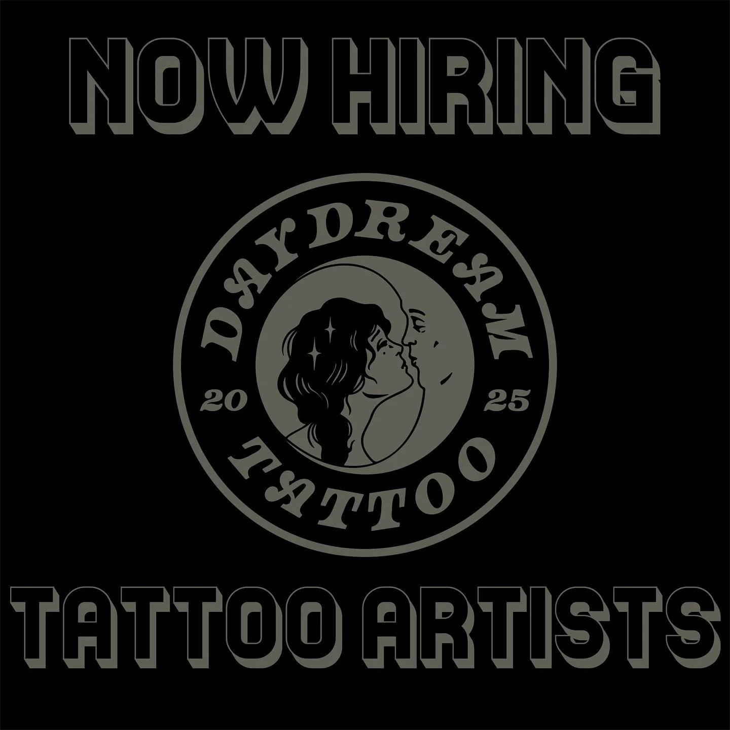 Now Hiring!
Looking for an experienced tattoo artist to join us here at @tattoodaydream 
Located in the heart of downtown Meridian Idaho&rsquo;s historic district with tons of foot traffic, great restaurants and bars surrounding.
Must have a solid po