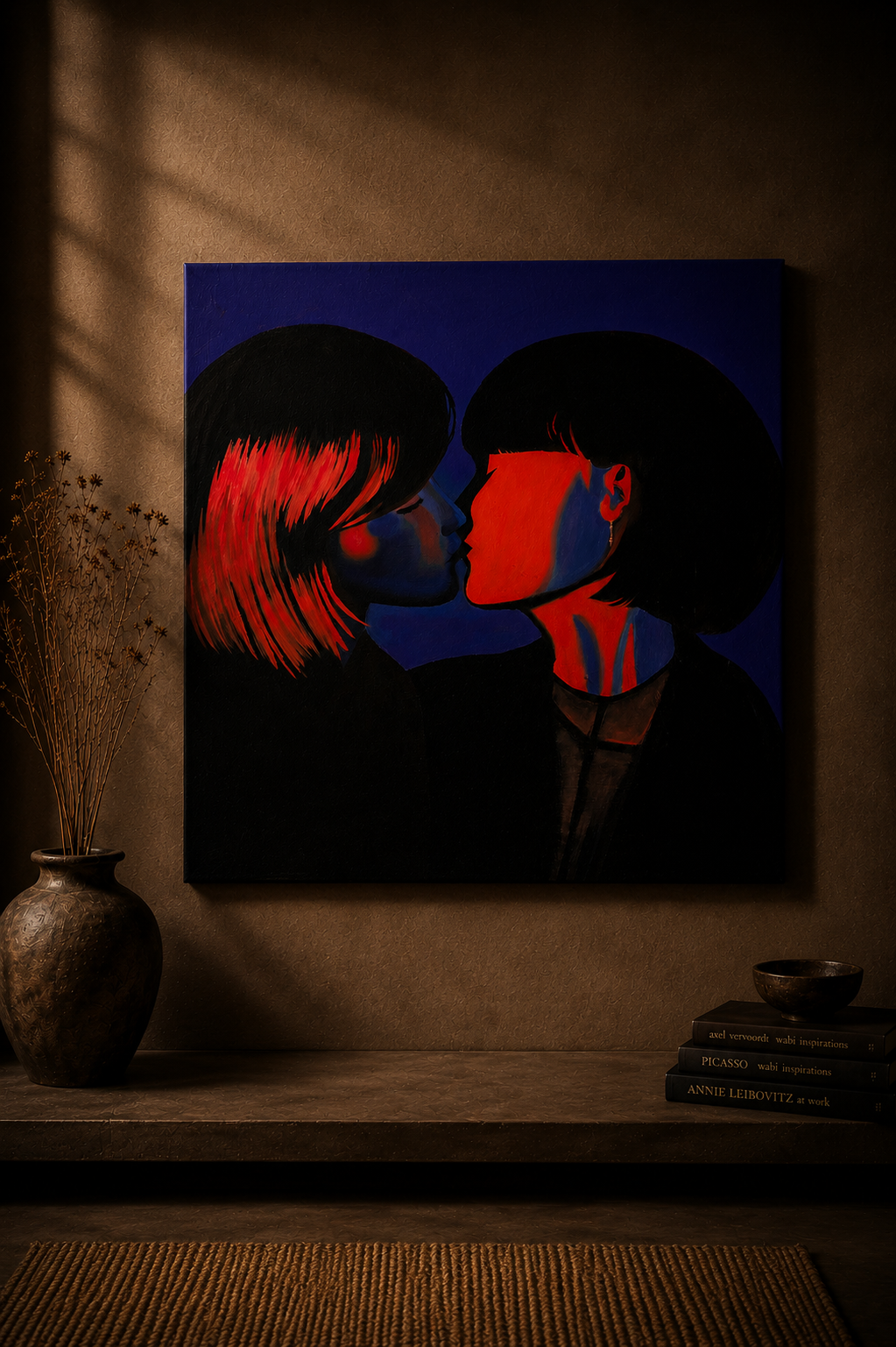 Red Light - Original Ölgemälde