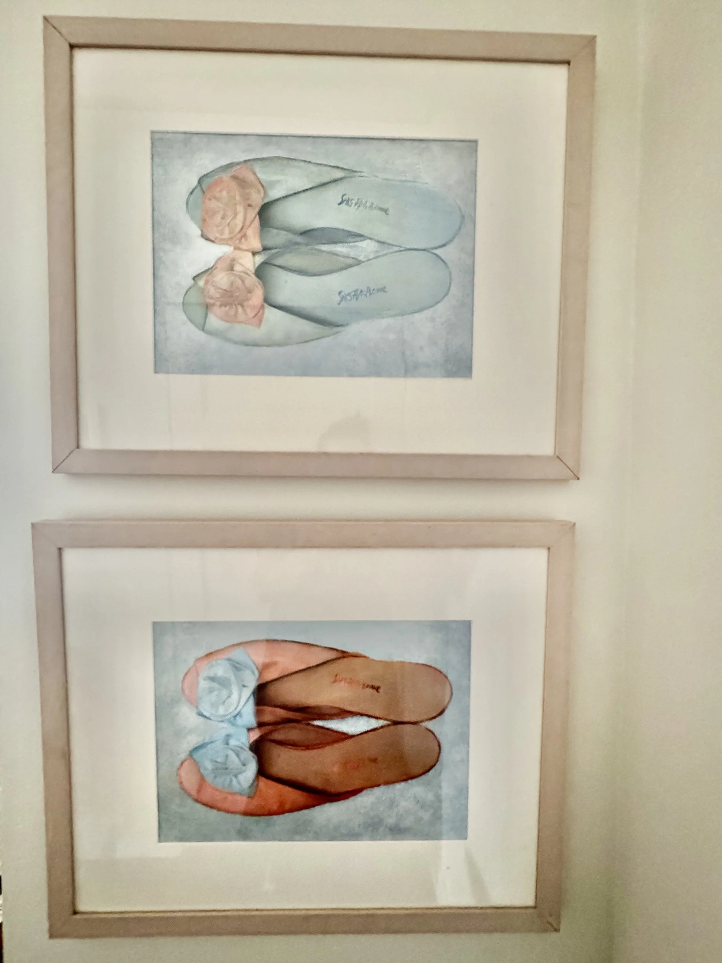 Estate Sale Art - Ode to "Saks Fifth Avenue Shoes"