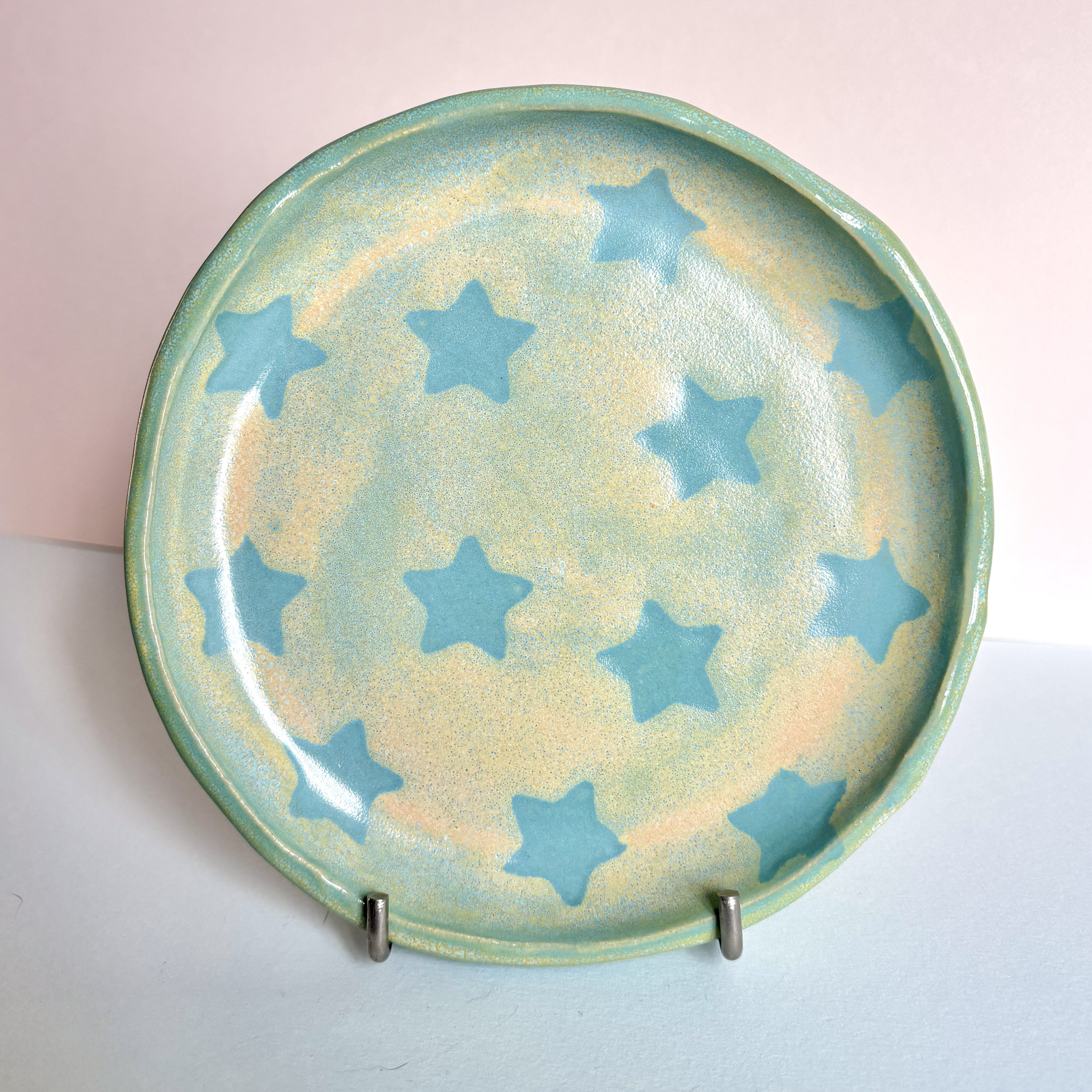 blue star plate