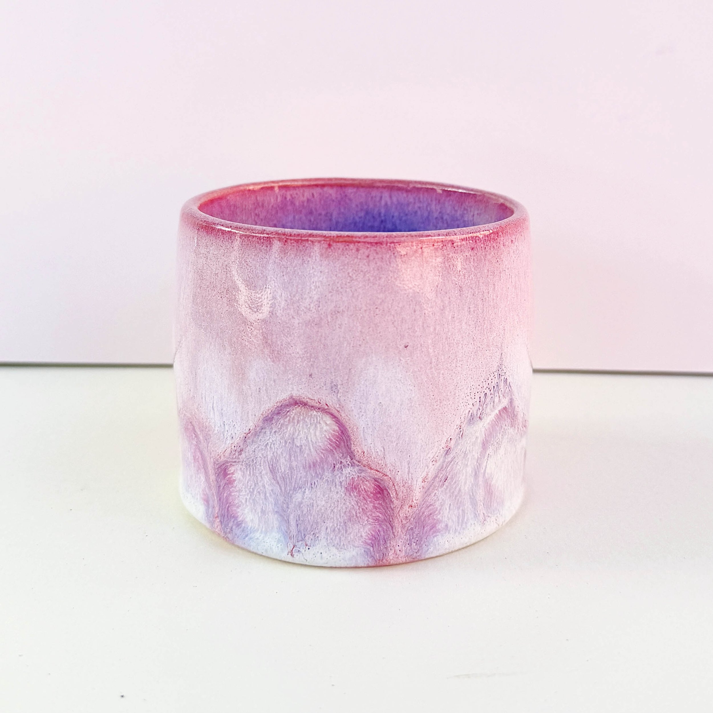 pink sweet cup