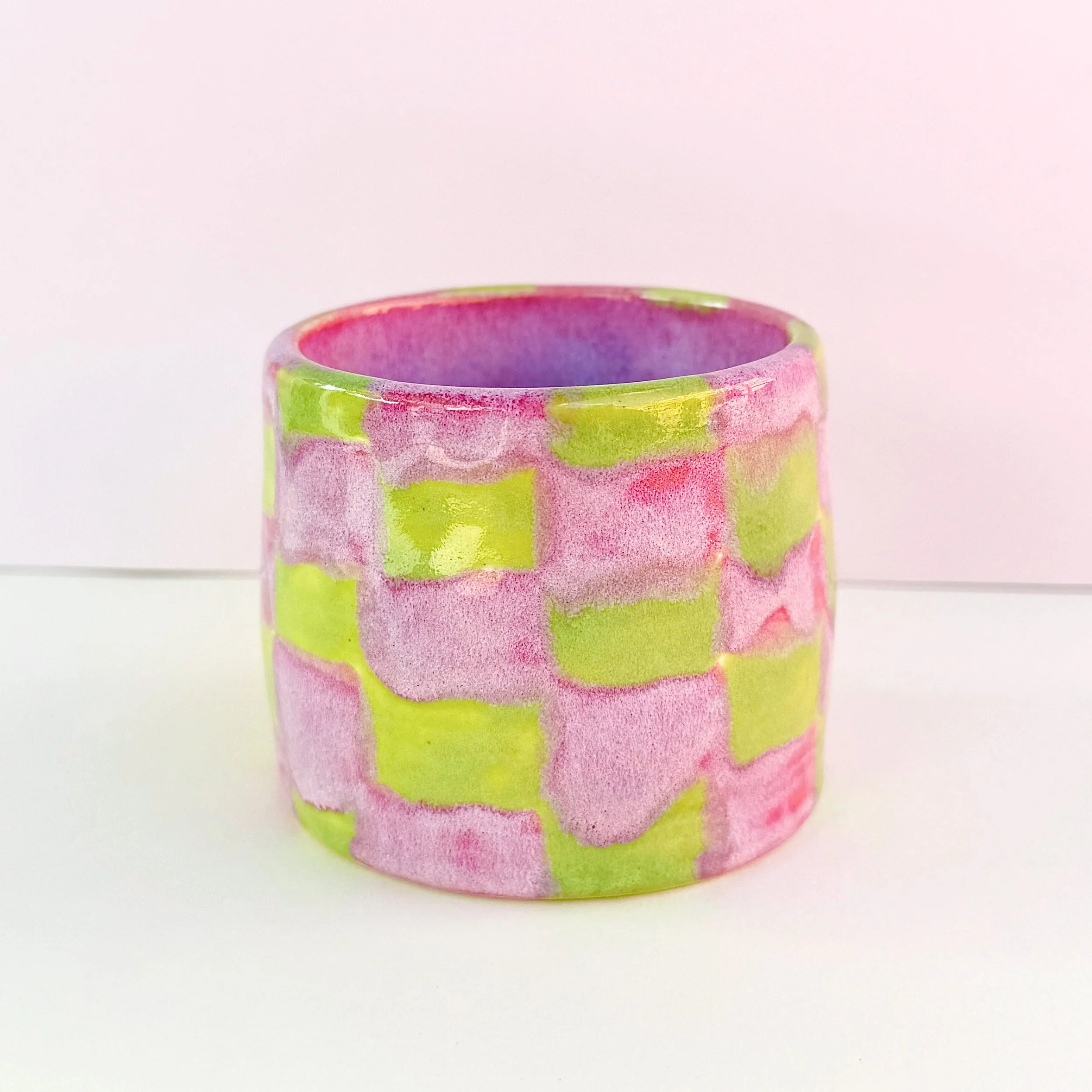 checker cup