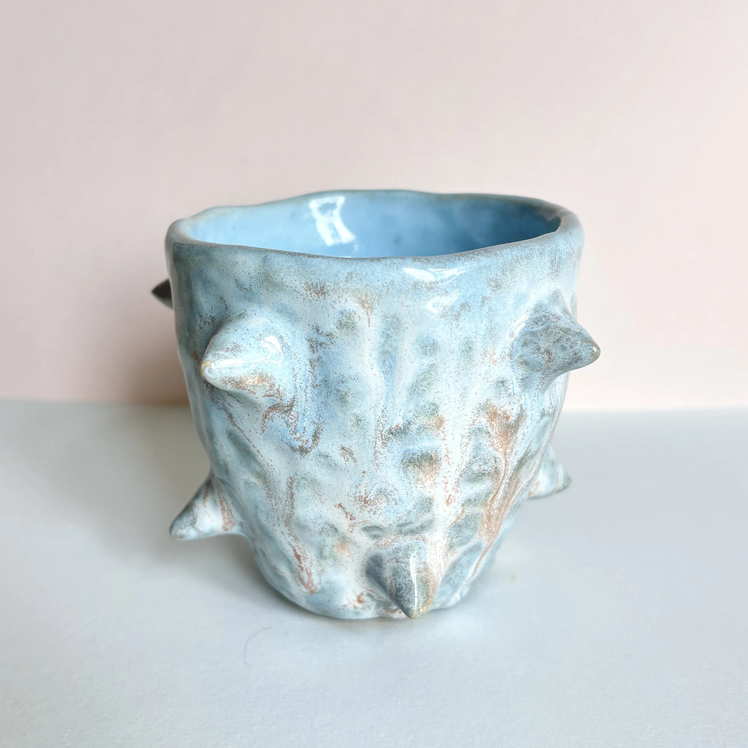 blue drip spike mug 2