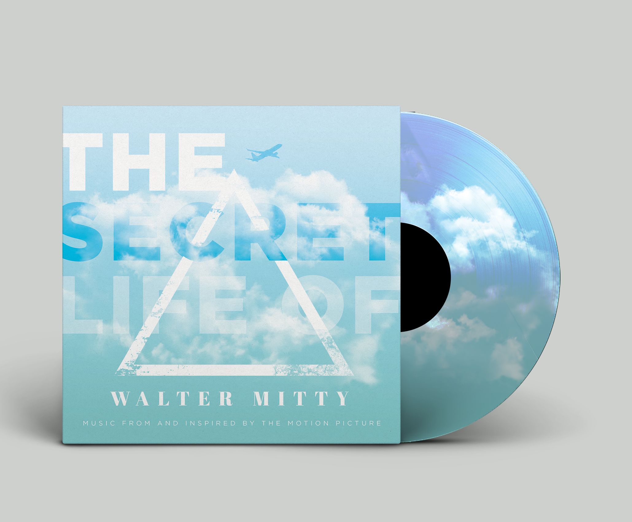 The Secret Life of Walter Mitty Record Concept - Photoshop/Illustrator/Photoshop