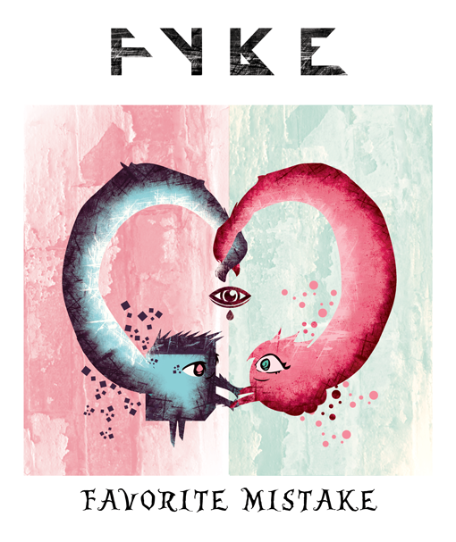 Fyke Album Artwork Concept - Illustrator/Photoshop